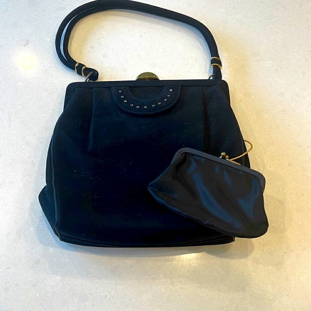 Paristyle vintage bag with attached coin purse